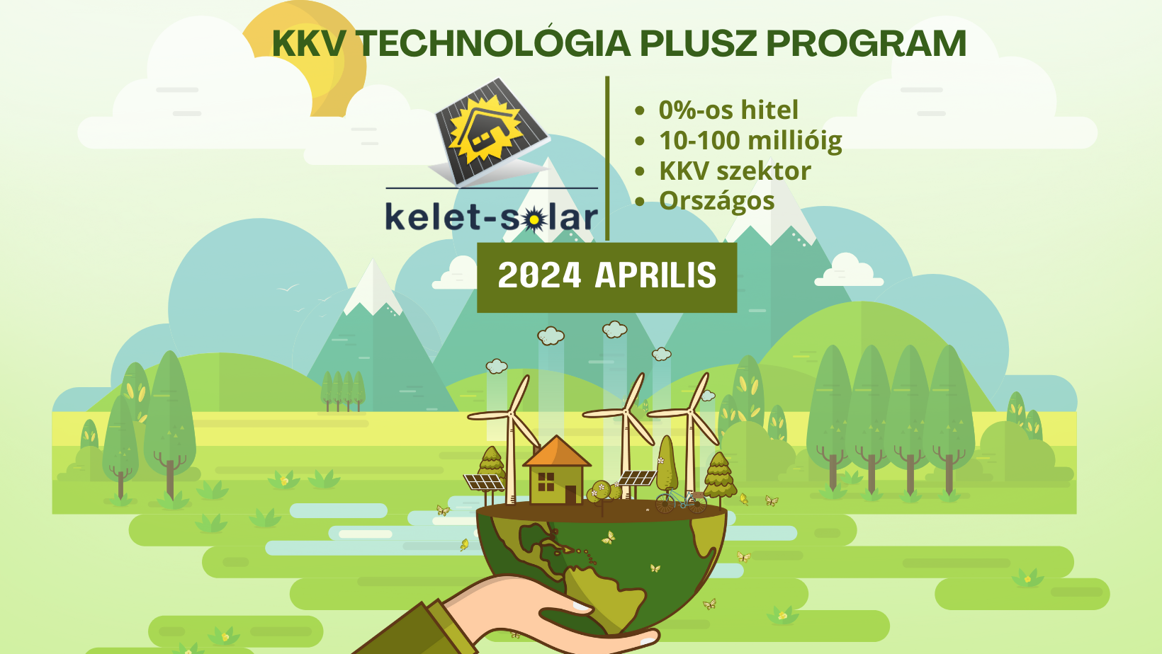  Fejleszd a vállalkozásodat napelemmel és a KKV Technológia Plusz Hitelprogrammal!